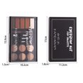 thumbnail image 3 of Puntoco Juego de polvos para cejas, 12 colores de polvos para cejas, 5 colores de rímel para cejas, 4 plantillas para cejas, pincel y lápiz para cejas, gel voluminizador para cejas, 3 of 5
