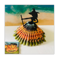 thumbnail image 3 of Halloween Witch Tabletop Server with Tablecloth Halloween Cupcake Witch Display Stand Home Decoration, 3 of 5