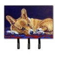 thumbnail image 1 of Carolines Treasures 7320TH68 Corgi Blue Lonesome Leash & Key Holder, 1 of 1
