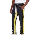 thumbnail image 2 of SBYOJLPB Men's Joggers Pants with Ankle Zip Color Blocking Casual Drawstring Elastic Waist Trousers, 2 of 6
