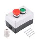 thumbnail image 1 of Interruptor de botón momentáneo de caja de interruptores de Unique Bargains, interruptores verdes, detención 415V 10A 1 pieza, 1 of 4