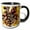 Black/White, variant on 3drose, Autumn Grapes at Harvest, 11oz Mug