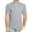 Gray, variant on Mens Knit Polo Shirts Short Sleeve Textured Polo Shirts Sretchy Regular Fit Sky Blue 10(XL)