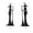 A, variant on Halloween Black Witch Statue, 10" Resin Minimalist Modern Long Skirt Faceless Witch Sculpture With Broom, Slim Witch Figurine for Mantel Fireplace Living Room Bedroom Home Decor
