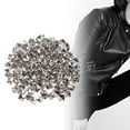thumbnail image 2 of 200pcs Silver Square Metal Sewing Rivet Spikes Studs for DIY Punk Shoes Belt Clothing Decor, 2 of 7