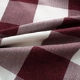 thumbnail image 6 of Unique Bargains 2-Pack Pom Plaid Decorative Throw Pillow Cover 18" x 18" Burgundy Beige Red, 6 of 8