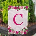 thumbnail image 3 of America Forever Flags Monogram Letter C Garden Flag - Pink Roses - 12.5 x 18 Inches, Happy Valentine's Day Pink Roses Love Heart Double Sided Flag, Seasonal Yard Outdoor Holiday Décor, 3 of 7