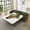 Green + Foam+Spring + 3 Seat + Metal, variant on 81" Queen Size 2-in-1 Pull Out Sleeper Sofa Bed for Small Spaces,Black