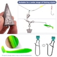 thumbnail image 6 of FREE FISHER Surf Fishing Tackle Kit 234 Pcs Ocean Saltwater Fishing Lures Fish Finder Rigs Pompano Rig Pyramid Sinker Weight Fishing Hooks Swivels Various Accessories, 6 of 9