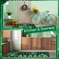 thumbnail image 4 of Saint Patrick''s Day Kitchen Mats Set of 2 St. Patrick''s Day Kitchen Rugs Irish Shamrock St Patrick Gnomes Pattern Kitchen Mats Sets Lucky Green Shamrocks Floor Mat for Kitchen Sink Standing Desk, 4 of 6