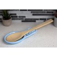 thumbnail image 2 of Cast Iron Spoon Rest Sunflower Design Kitchen Utensil Holder for Stove Top, Cookwear, Ladles, Countertop Organizer Heavy Duty - Blue, 2 of 5