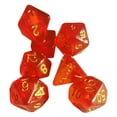 thumbnail image 2 of Milaget Ensemble de dés Polyédriques en Résine dés de Jeu de Rôle dés de Divertissement Ensemble de dés Jeux de Rôle pour Monde Jeux de Société Jeux RPG Rouge, 2 of 9