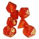thumbnail image 2 of Juego de dados poliédricos de 7 piezas para D&amp;D. Dados de entretenimiento para juegos de mesa. rojo, 2 of 9
