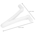 thumbnail image 1 of Pool Pole Clips  V Clip, 6PCS Pool Supply  V Clip for Pool  Brush, Leaf Rake, Leaf Skimmer, Vacuum Head, 1 of 8