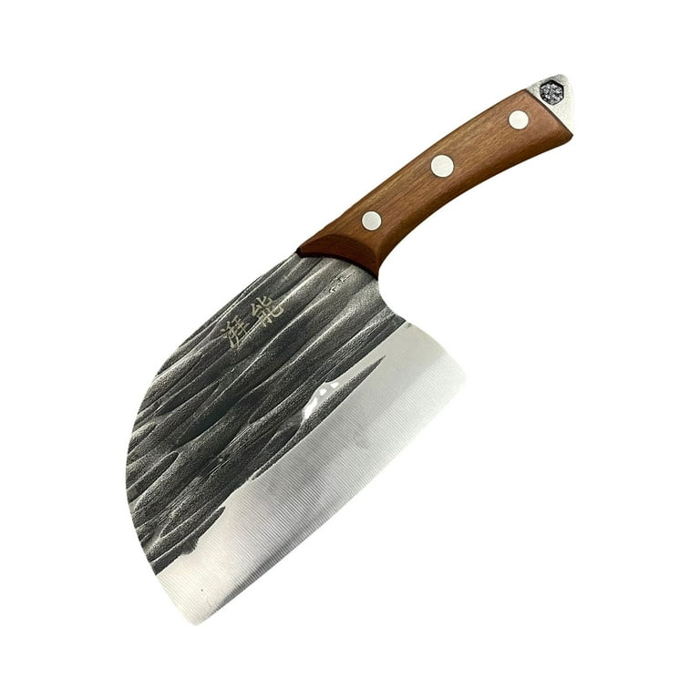 RKZDSR Hand Forged Fish Head Knife, Forged Vegetable Knife