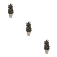 thumbnail image 4 of Naiovety Planta artificial con lavabo Árbol de imitación Plantas en maceta simuladas Maceta de pulpa de plástico Adorno de centro comercial Type1 NO1, 4 of 6