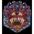 thumbnail image 2 of Men's Dungeons & Dragons Beholder Monster Stained Glass  Graphic Tee Black Medium, 2 of 5
