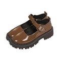 thumbnail image 7 of Miluxas Platform Mary Jane Shoes Women Chunky Mary Janes for Women Flats Comfort Ladies Dressy Casual Cute Work Shoes Brown 6(37), 7 of 7