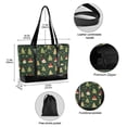 thumbnail image 2 of FORMRS Canvas Laptop Tote Bag for Women with 15.6" Computer Compartments Shoulder Handbag, Christmas Tree, 2 of 7