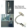 thumbnail image 4 of Window Door Chains, School Anti-Theft Door Chain Lock, Practical Kids Room For Flat-Opening Door Window Home Security, 4 of 8