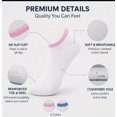 thumbnail image 2 of 6 Pairs Socks Womens Cushioned Low Cut Invisible Liner Socks for Sneakers Casual Daily Wear, 2 of 4