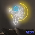 thumbnail image 5 of Handmadetneonsign Astronaut on Moon Neon Sign, Spaceman Plannet Led Sign, Astronaut Wall Art, Astronaut Moon Decor 83533, 5 of 5