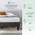 thumbnail image 2 of Base de Cama Matrimonial Zinus Curtis Estructura Tapizada Color Gris Claro. Fácil Armado, para Todas las Edades., 2 of 6
