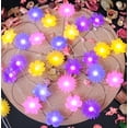 thumbnail image 3 of Solar Lights Outdoor Flower String Lights Waterproof Fairy Spring Summer Floral Garden Tree Balcony Yard Fence Plants Decor Night Lights 14ft 40 LED., 3 of 13