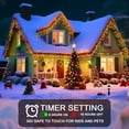 thumbnail image 4 of String Lights JDGJYDS, 40 m, 1280 LED, temporizador de 11 modos, para exteriores, 4 of 6