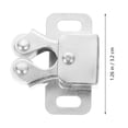 thumbnail image 2 of LABSERRON Cabinet Door Catch 20 Sets Silver Iron for Furniture Doors with Door Closing Function, 2 of 8