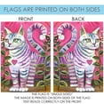 thumbnail image 3 of Toland Home Garden My Catnip No Touch Kitty Cat Flag Double Sided 28x40 Inch, 3 of 5