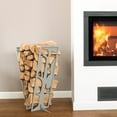 thumbnail image 2 of Curonian  Tree Firewood Rack - Silver & Grey, 31.5 x 10 x 20 in., 2 of 6