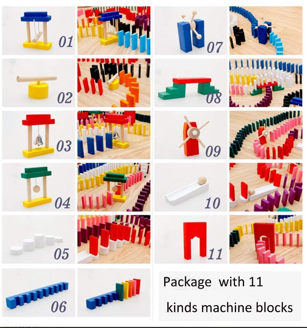 lewo 1000 pcs wooden dominoes set