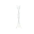 thumbnail image 3 of Home Square 2 Piece Metal Coat Rack Set in White, 3 of 5