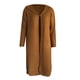 thumbnail image 4 of Mujeres Moda Casual Cálido Sudadera Con Capucha Abrigo Sólido Prendas De Abrigo Larga Suéter Cárdigan De Punto Fridja BV0+5498, 4 of 5