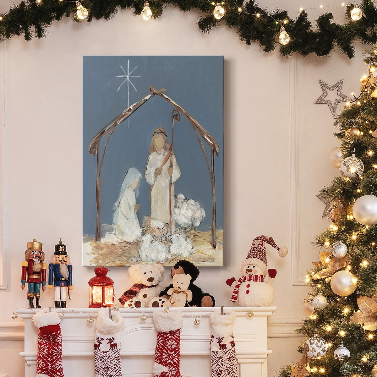 Twilight Nativity Prayer- Gallery Wrapped Canvas