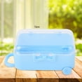 thumbnail image 4 of Wedding Candy Boxes 12PCS Mini Rolling Travel Suitcase Shape Candy Box Wedding Favor Gift Decor Blue, 4 of 8