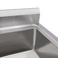 thumbnail image 6 of Commercial Utility Prep Sink Stainless Steel 1 Compartment W/Basins Backsplash, 6 of 24