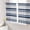 Navy Blue Gray, variant on Sheer Curtains 72 Inches Long 2 Panels Set for Bedroom, Navy Blue Turquoise Striped Semi Sheer Curtains for Windows, Gradient Horizontal Lines Voile Window Treatments Rod Pocket Curtain