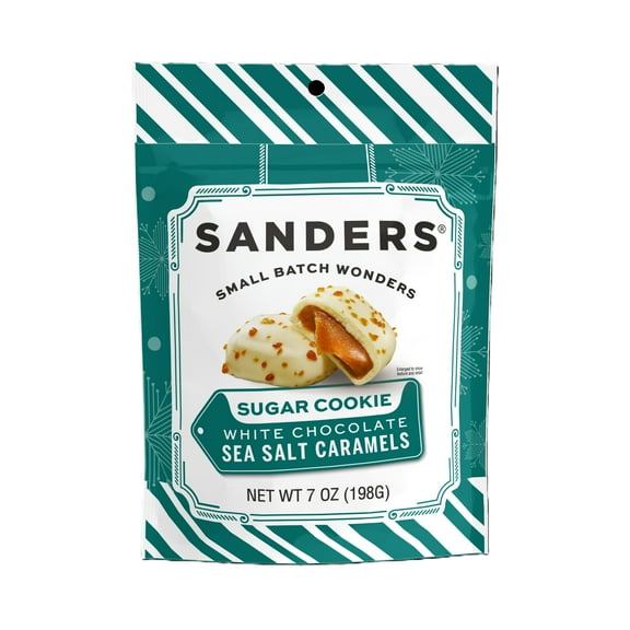 Sanders White Chocolate Sugar Cookie Caramels 7 oz - Kosher Certified