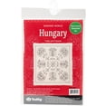 thumbnail image 3 of Sashiko World Hungary Stamped Embroidery Kit-Tulips And Poppies, 3 of 3