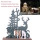 thumbnail image 4 of Árbol de Navidad y Adorno de Animales Moyic Artesanal de Pie Decoración Navideña de Madera Kits de Decoración para Fiestas, 4 of 6
