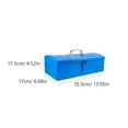 thumbnail image 4 of UPGRATOR Metal Tool Case Small Tool Storage Blue Car Maintenance 1Pack, 4 of 5