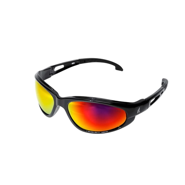 Gafas de Seguridad EDGE SWAP119 UV400 Negra con Espejo Aqua