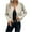 White coat for women, variant on Usmixi Winter Fringe Jacket for Women Suede Coats for Women Party Club Fashion Solid Tassel Cropped Coat Long Sleeve Button Fall Lightweight Faux Leather Outwear Fringe Jacket Under $5