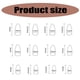 thumbnail image 3 of 24 Pieces Glossy French Nail Art Medium Almond Press on Nail Acrylic False Nail With Bows Designs For Women and Girls, 3 of 4