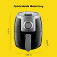 thumbnail image 7 of CHEFMAN Small, Compact Air Fryer Healthy Cooking, 2 Qt, Nonstick, User Friendly, 7 of 7