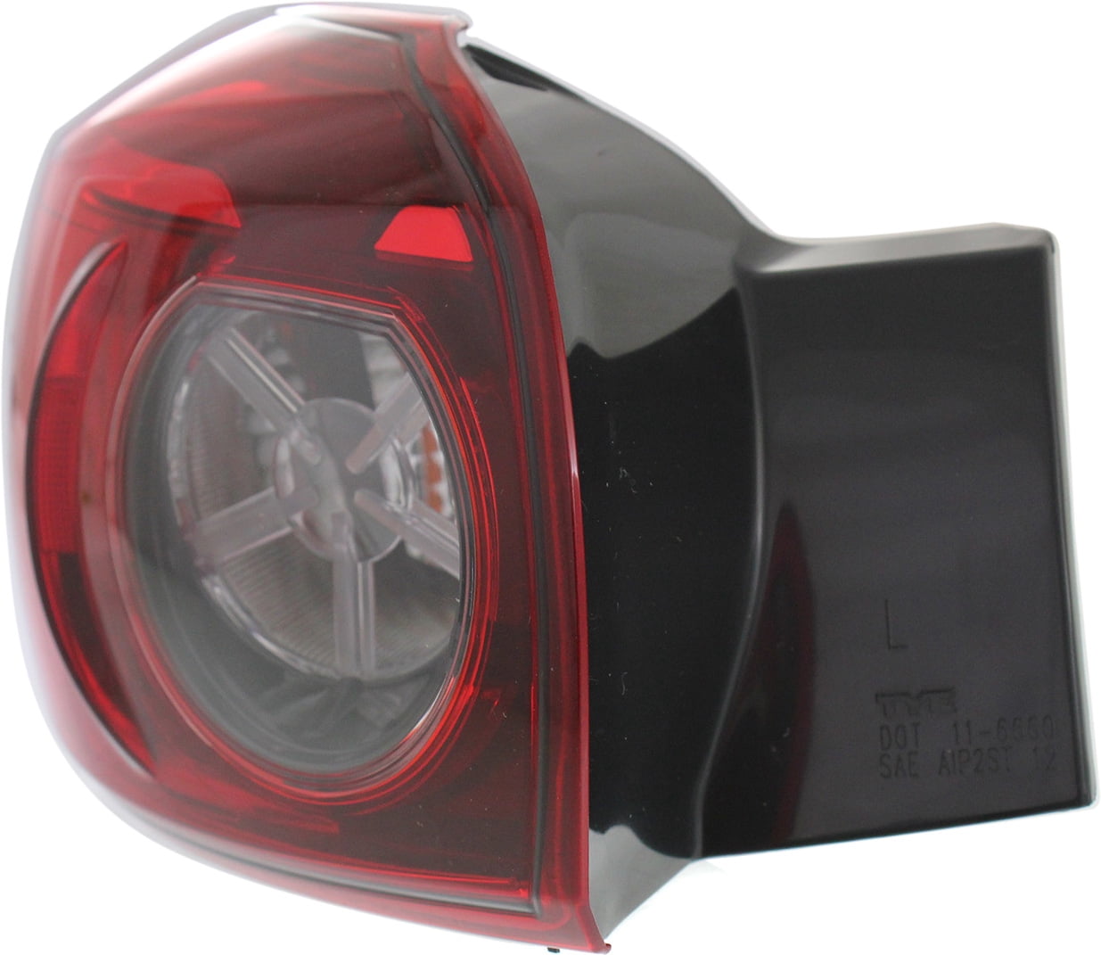 Tail Light Compatible With 2014-2018 Mazda 3 Sport Left Driver Side, Outer With bulb(s)