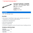 thumbnail image 2 of Front Inner Tie Rod End - Compatible with 2009 - 2023 Volkswagen Tiguan 2010 2011 2012 2013 2014 2015 2016 2017 2018 2019 2020 2021 2022, 2 of 2