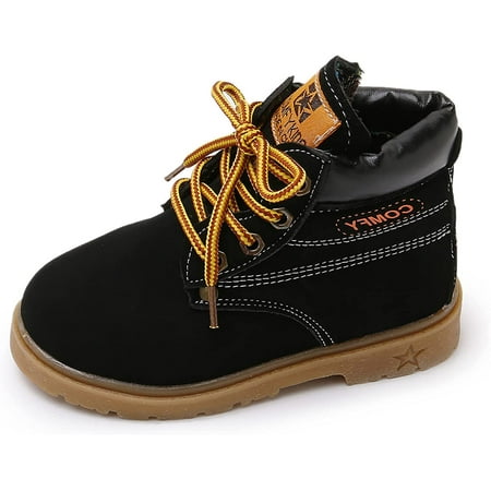 

QWZNDZGR Baby Kids Boots Boys Girls Shoes Hiking Ankle Boots Toddler/Little Kid